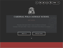 Tablet Screenshot of cardinalpole.co.uk